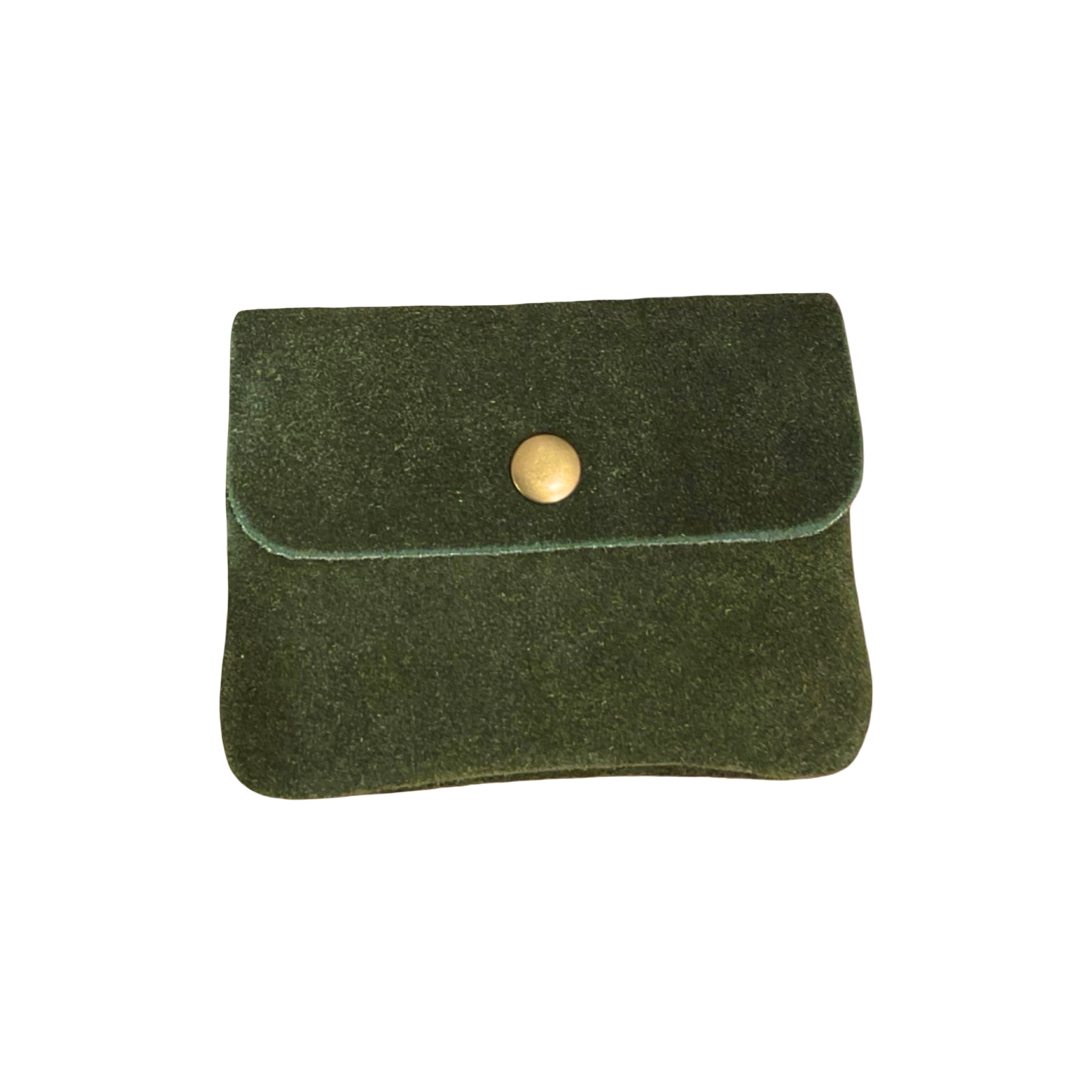 PETIT PORTE MONNAIE CUIR SUEDE 11CM