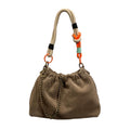 Sac cuir suéde cordon Plissa S