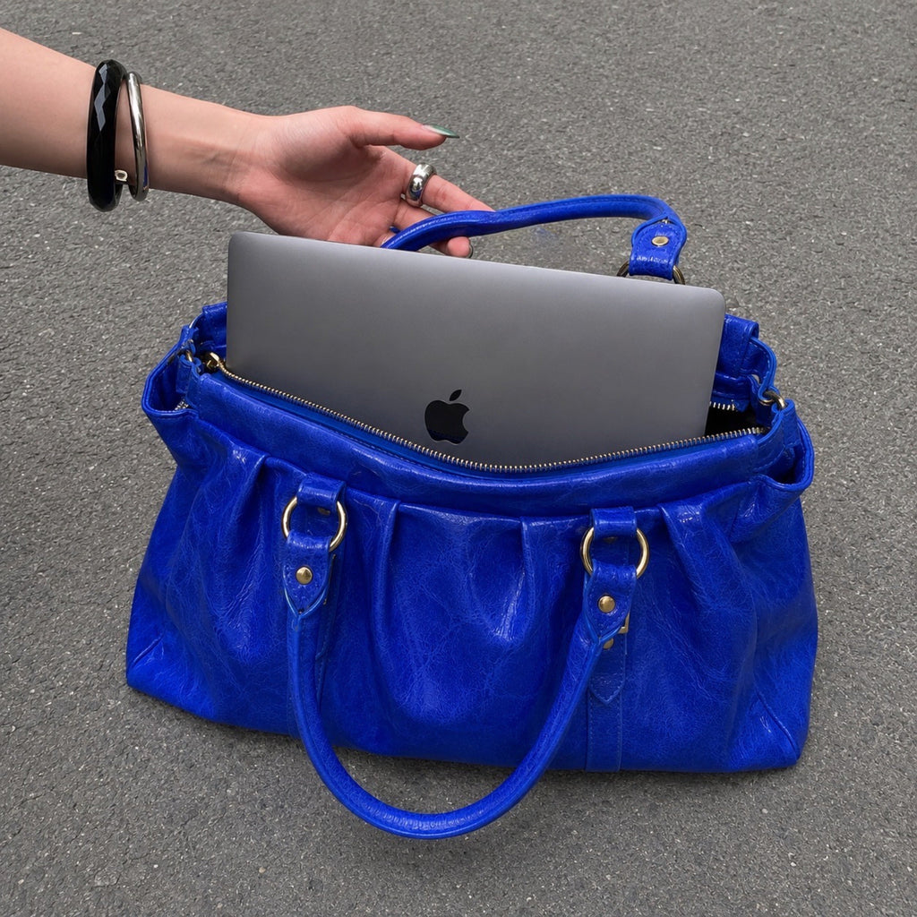 Sac à main en cuir brossé Lydia