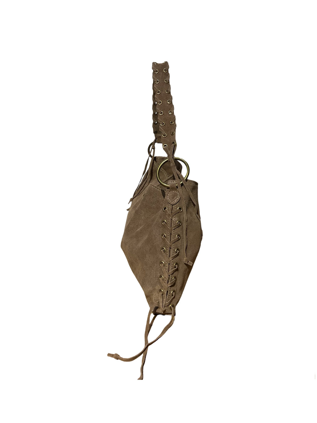 SAC CUIR SUEDE LANEL
