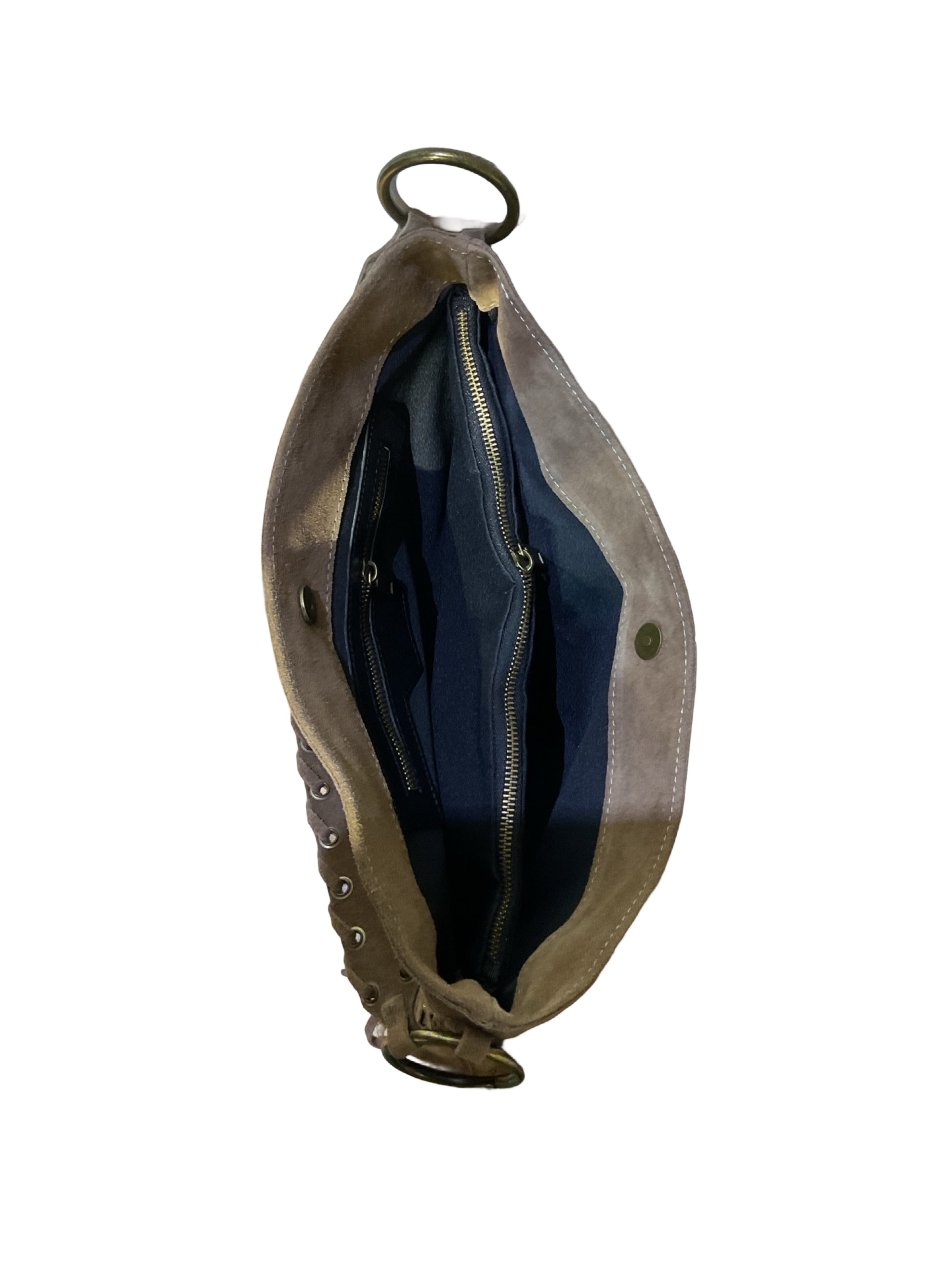 SAC CUIR SUEDE LANEL