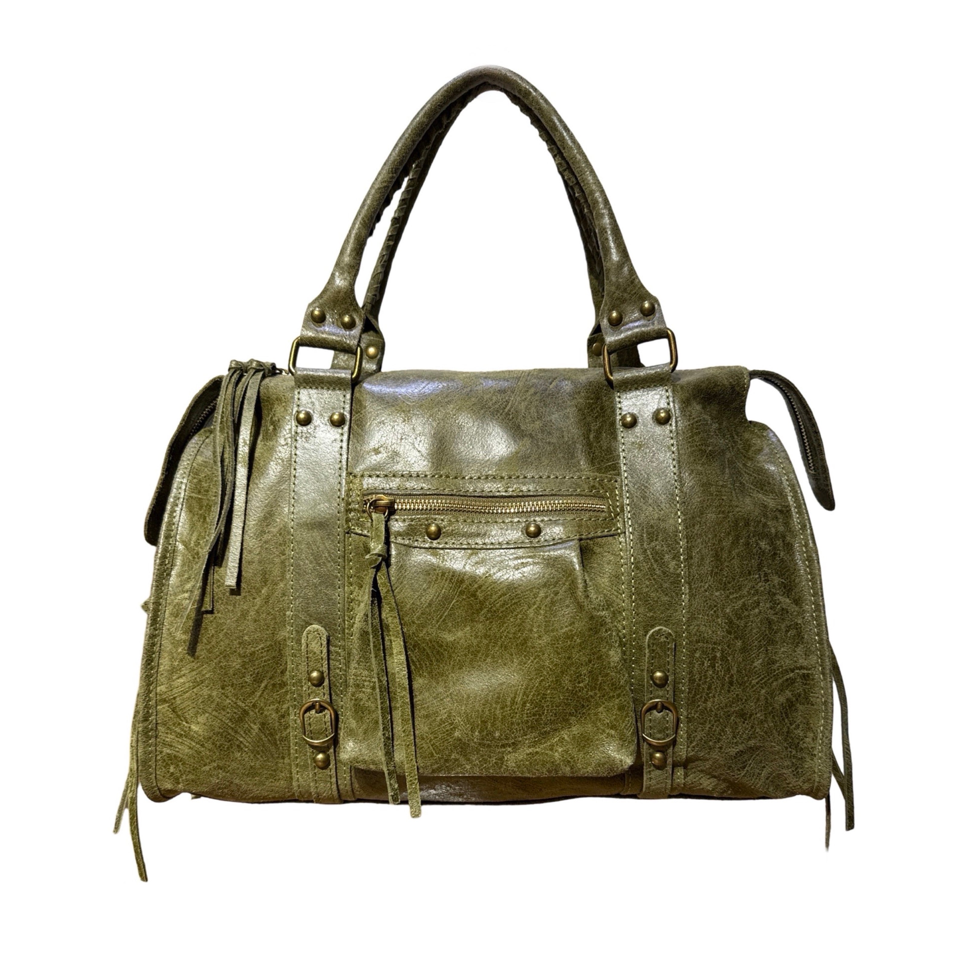 SAC CUIR MATE CAPUCINE L