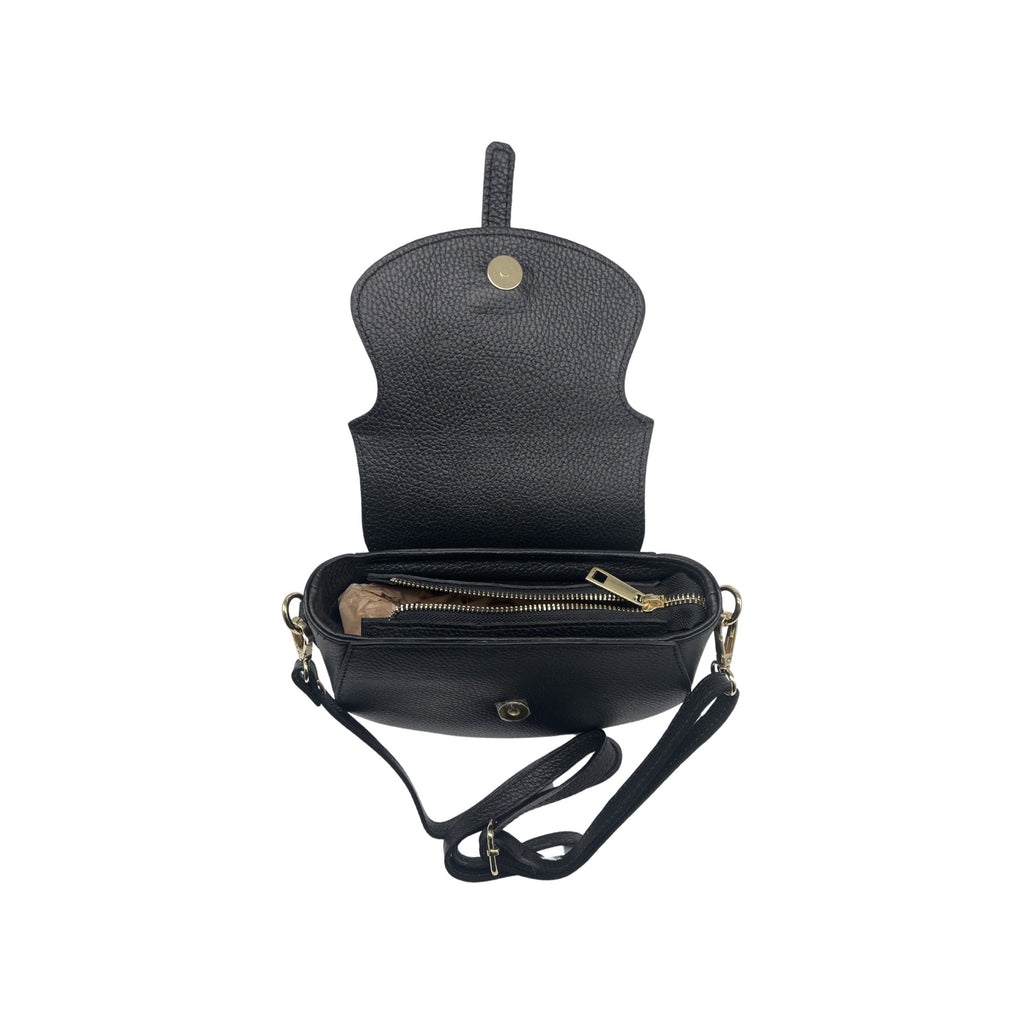 SAC BANDOULIERE CUIR GRAINE MADELENA