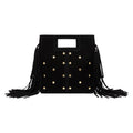 SAC MARION SUEDE CLOUTE OR
