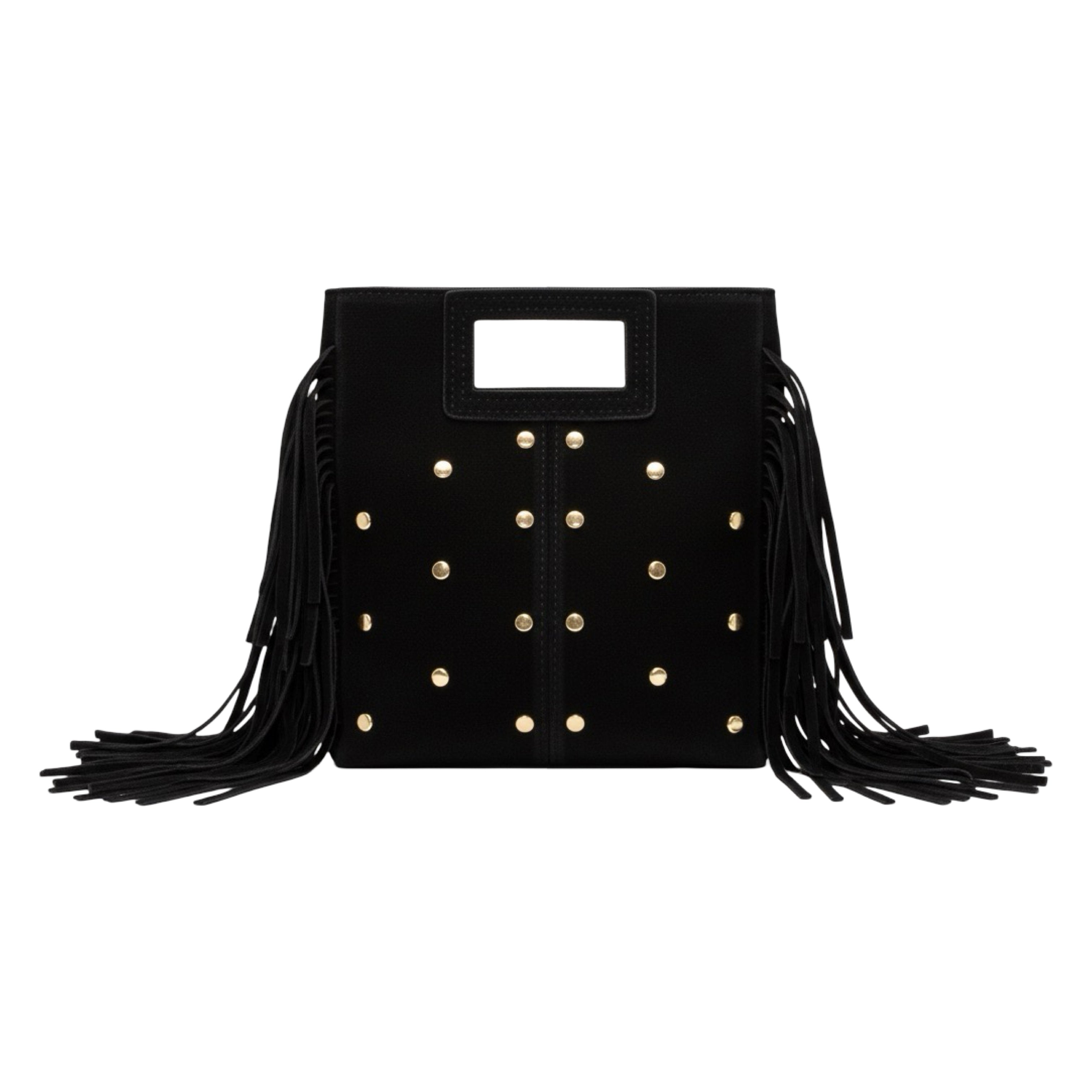 SAC MARION SUEDE CLOUTE OR