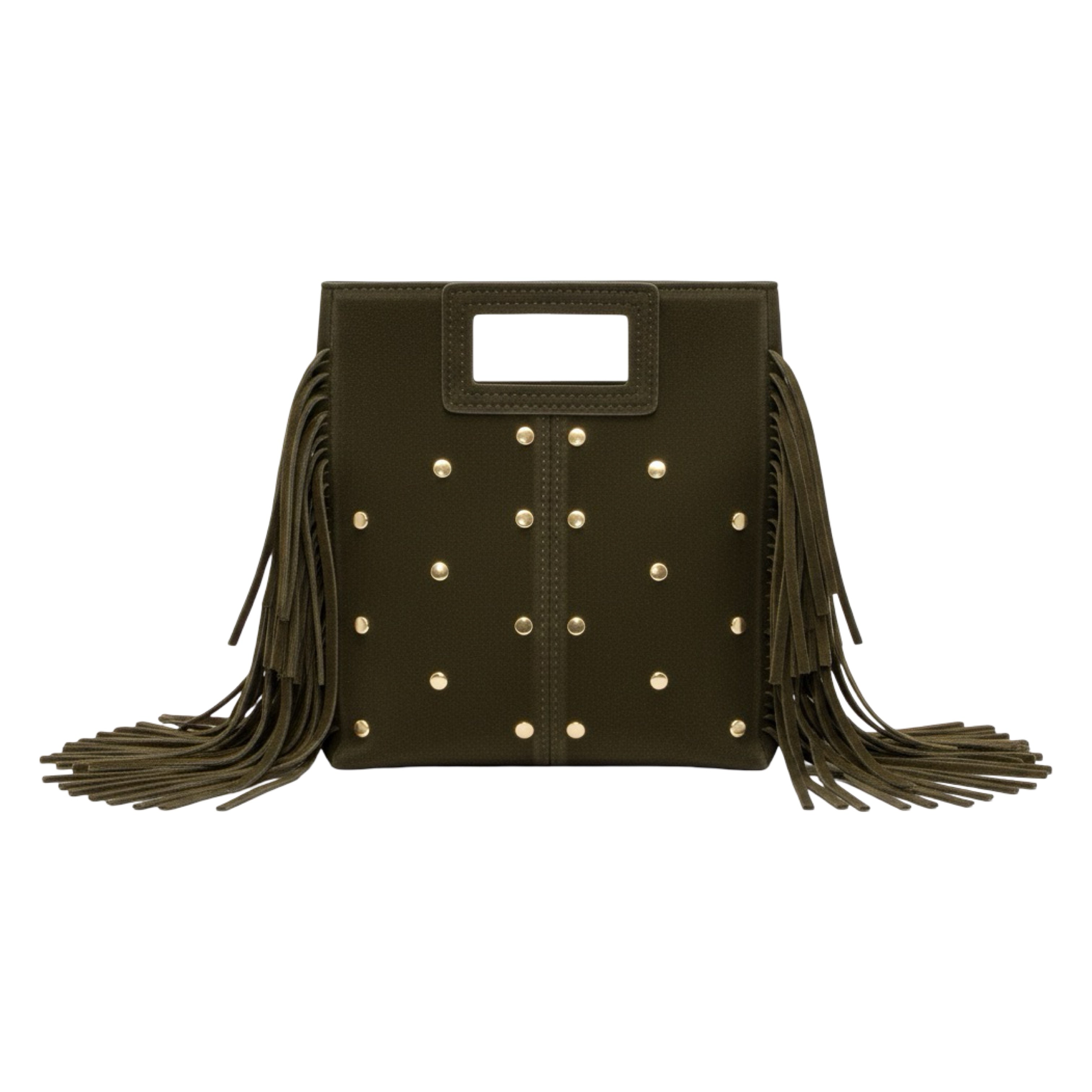 SAC MARION SUEDE CLOUTE OR