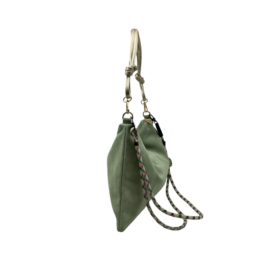 SAC BANDOULIERE CUIR SUEDE CLIMB