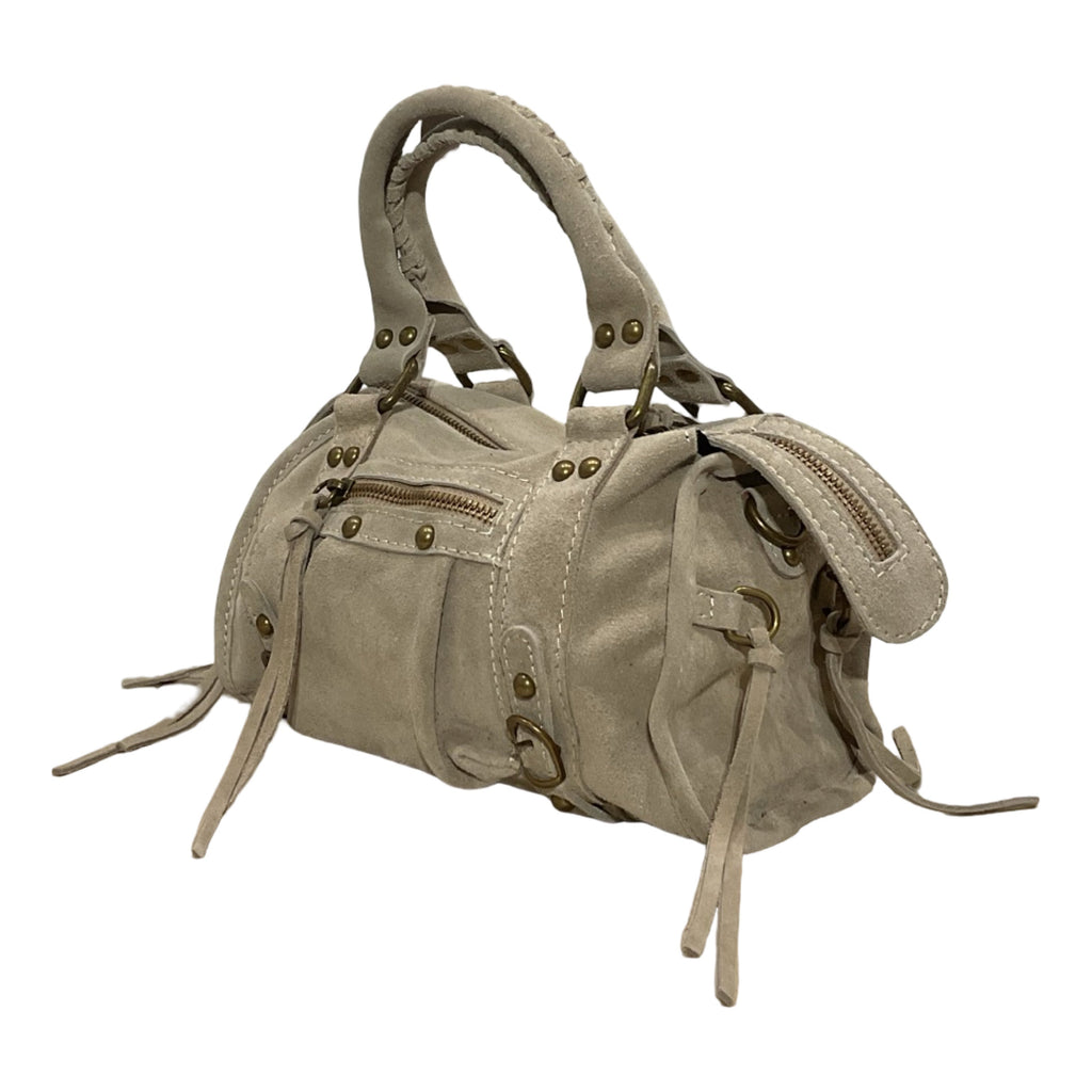 SAC CUIR SUEDE CAPUCINE S