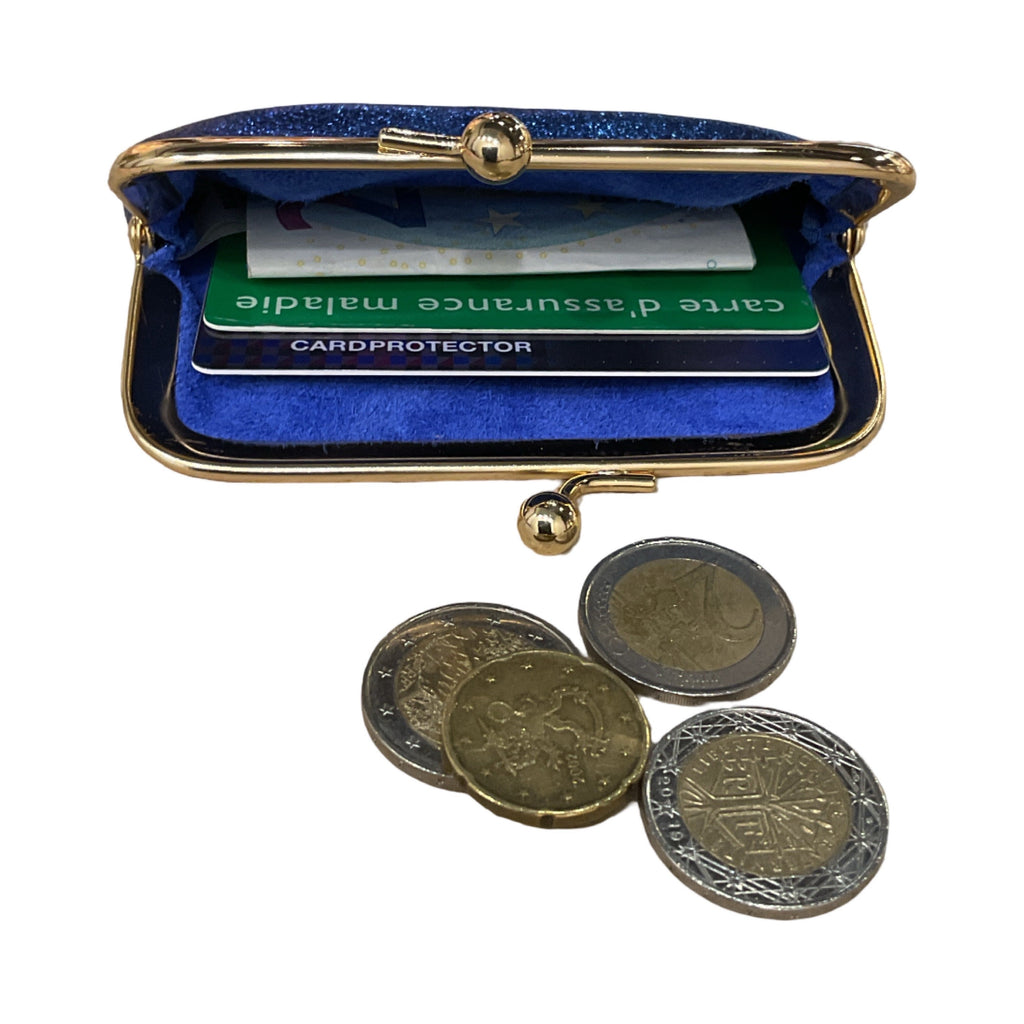 PORTE MONNAIE BOURSE CARTE CUIR GRAINE SMALL