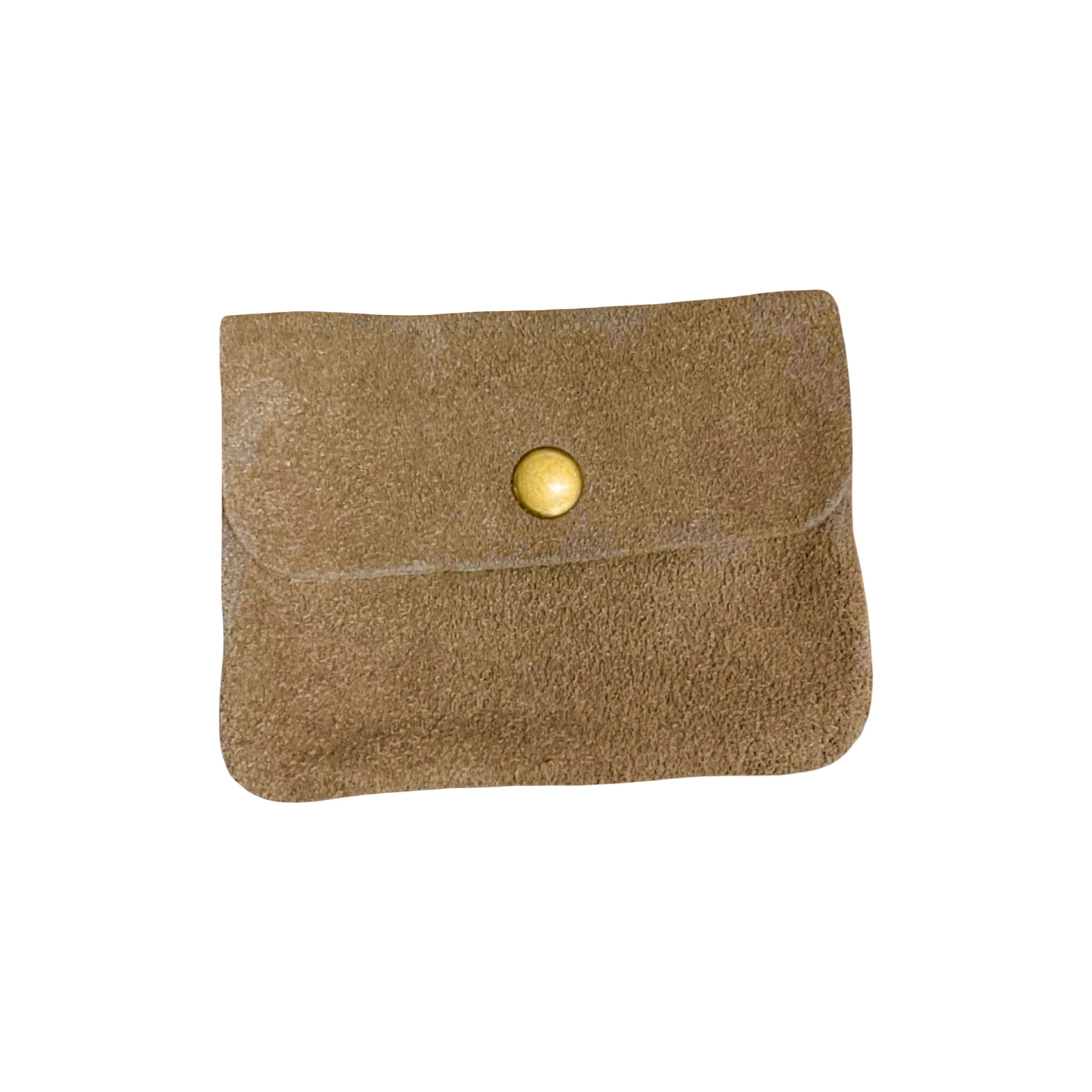 PETIT PORTE MONNAIE CUIR SUEDE 11CM