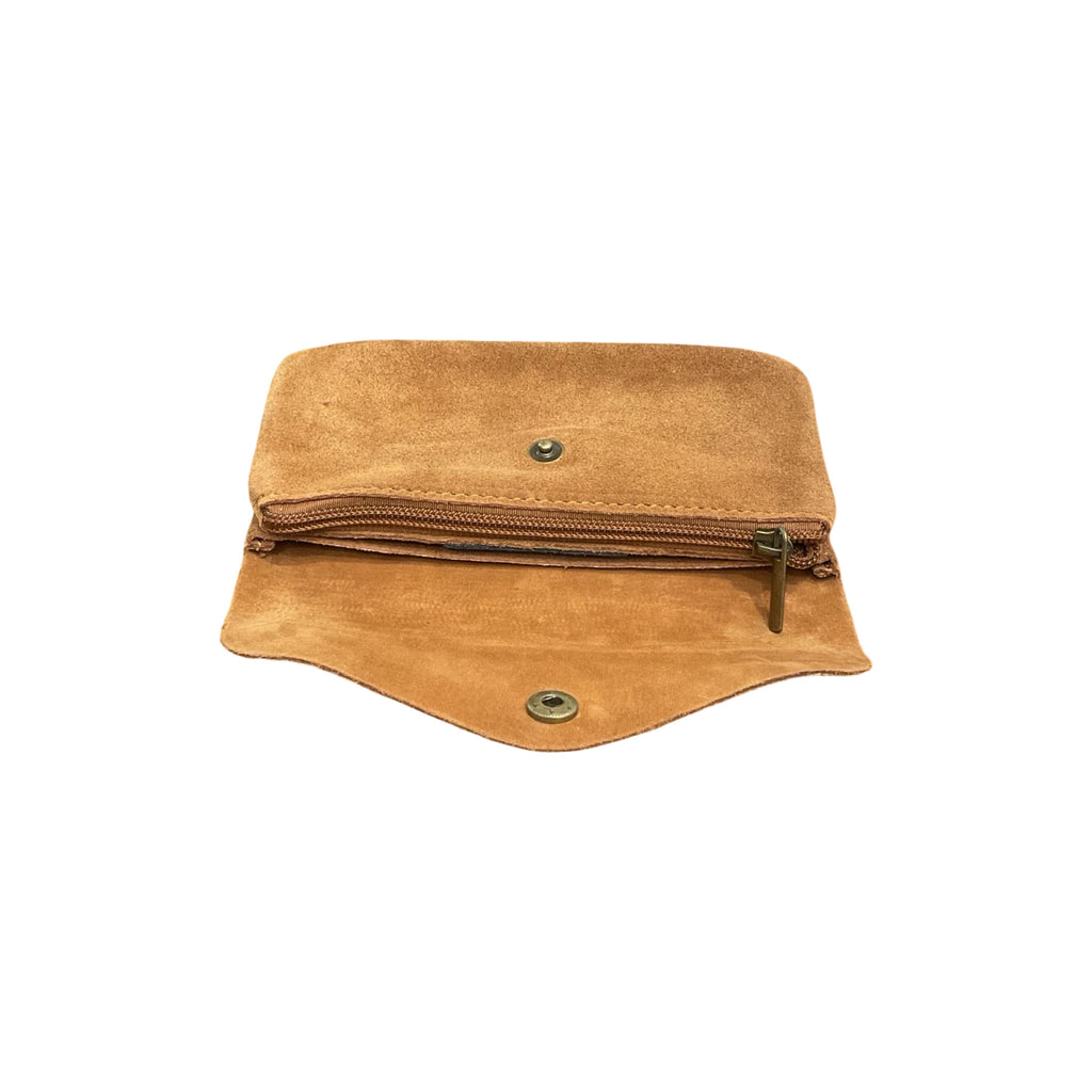 MOYEN PMONNAIE CUIR SUEDE 15CM