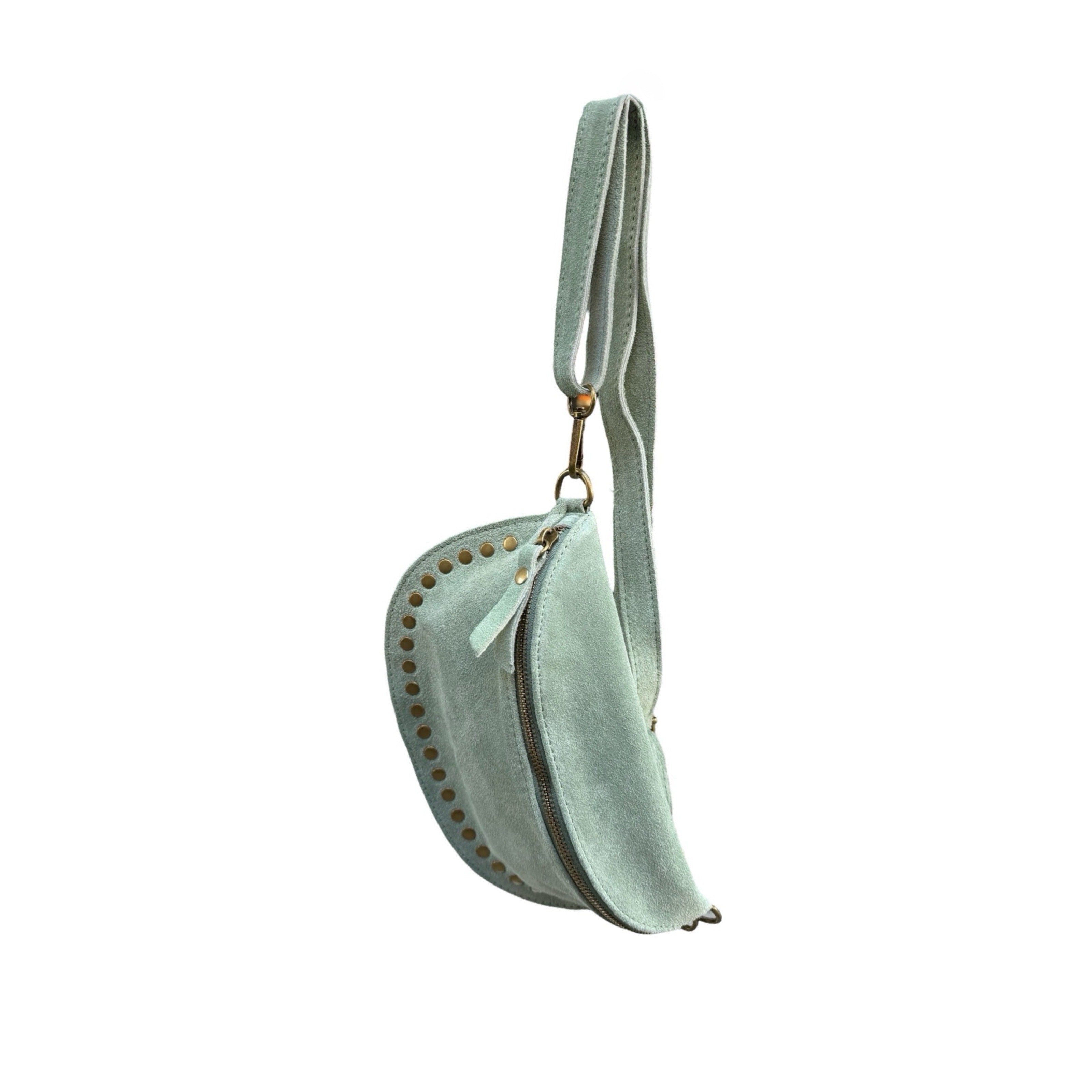 SAC BANANE CUIR SUEDE DION