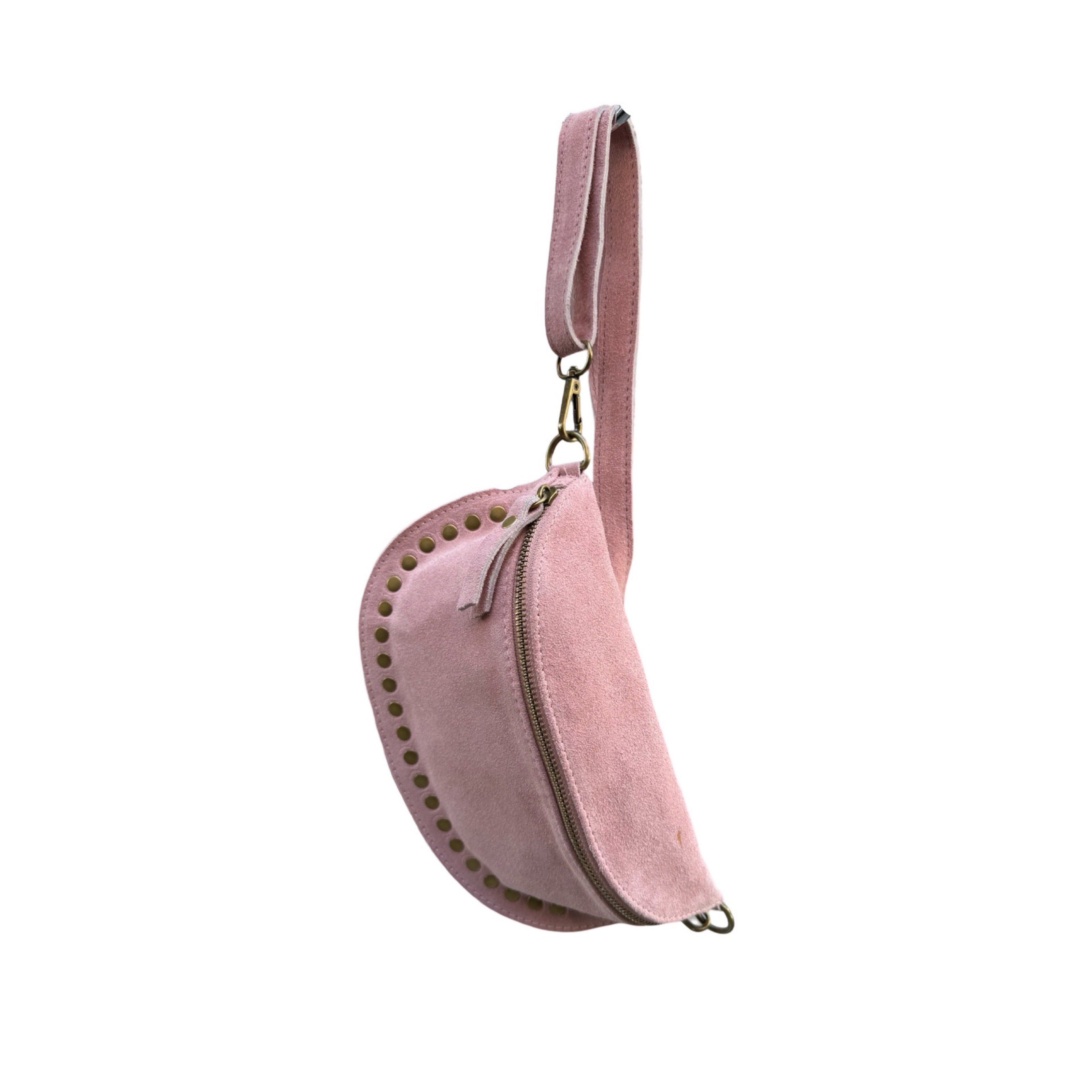 SAC BANANE CUIR SUEDE DION