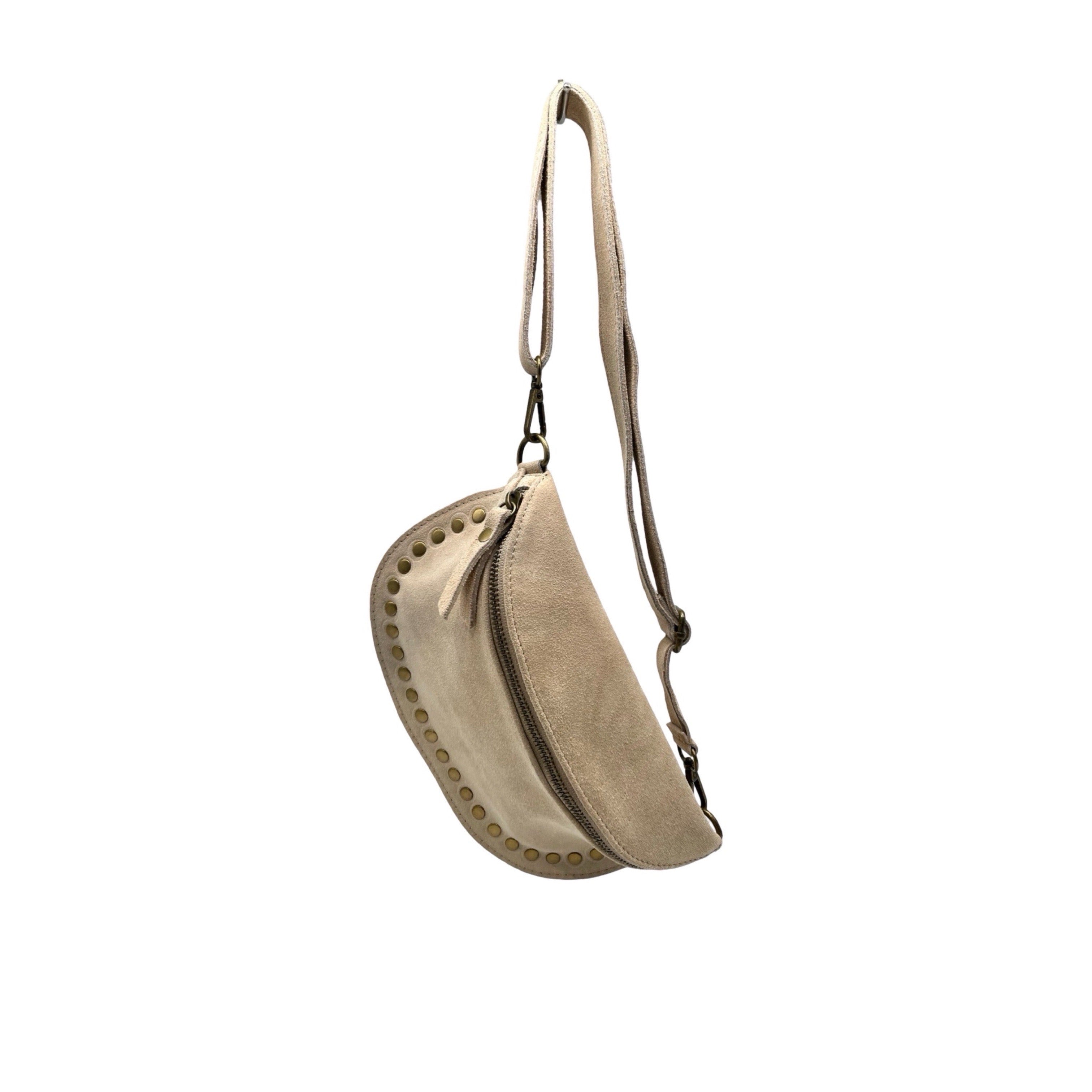 SAC BANANE CUIR SUEDE DION