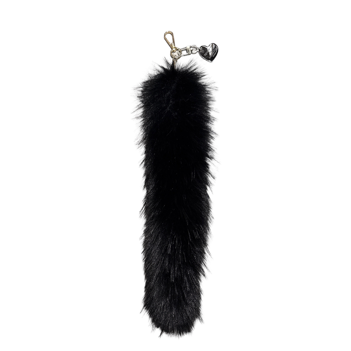 BIJOUX DE SAC FAUSSE FOURRURE NOIR