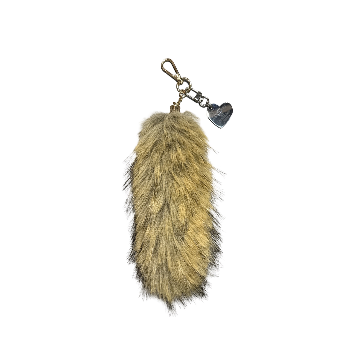 BIJOUX DE SAC FAUSSE FOURRURE CAMEL PETIT