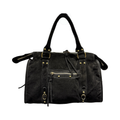 SAC CUIR SUÈDE CAPUCINE L