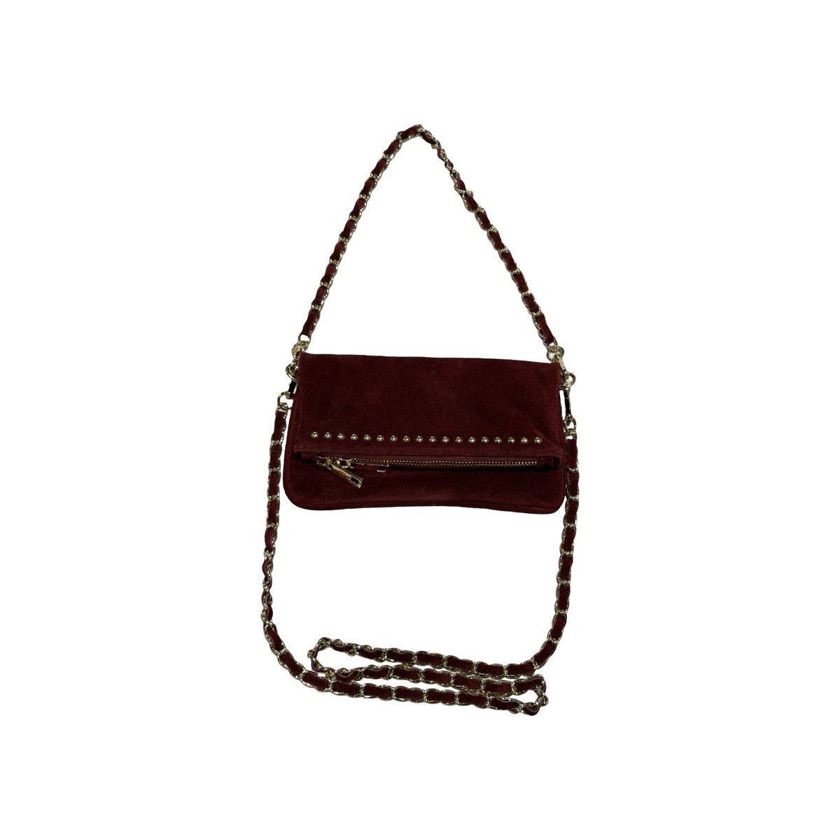 Pochette Cuir Suede Small