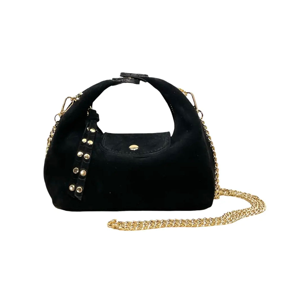 Sac à Bandoulière en Cuir Suède Lalala