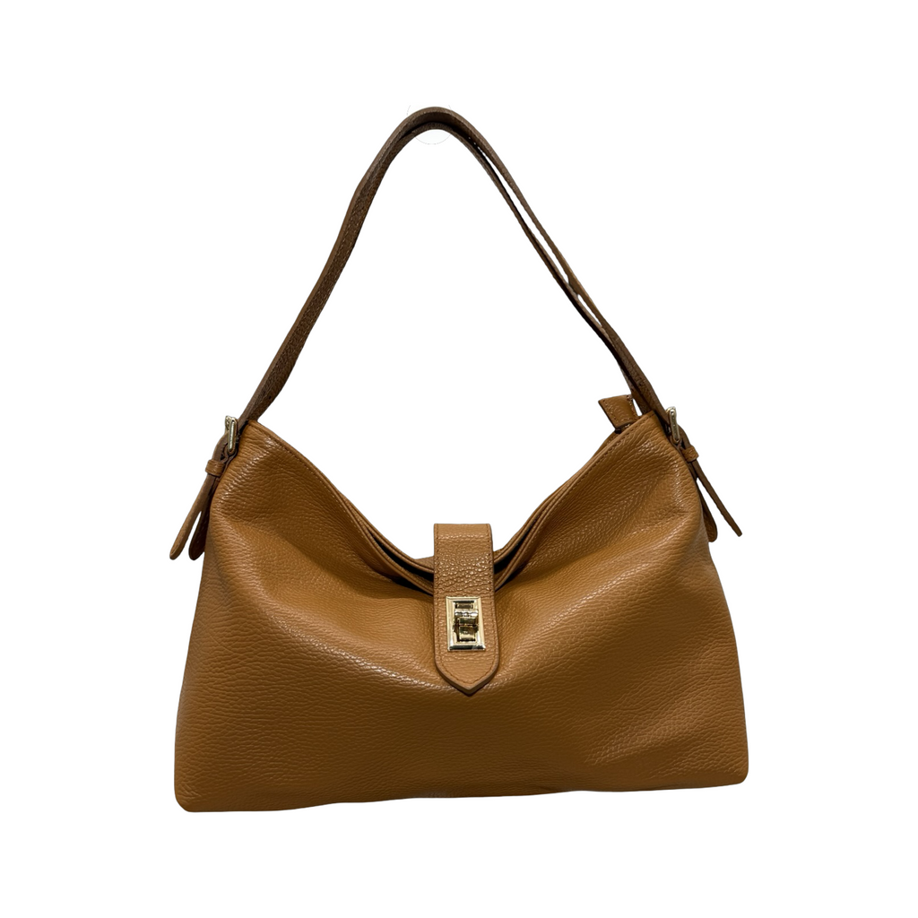 Sac à Épaule en Cuir Grainé Alix