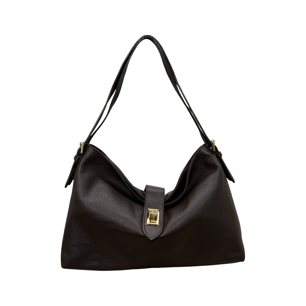 Sac à Épaule en Cuir Grainé Alix