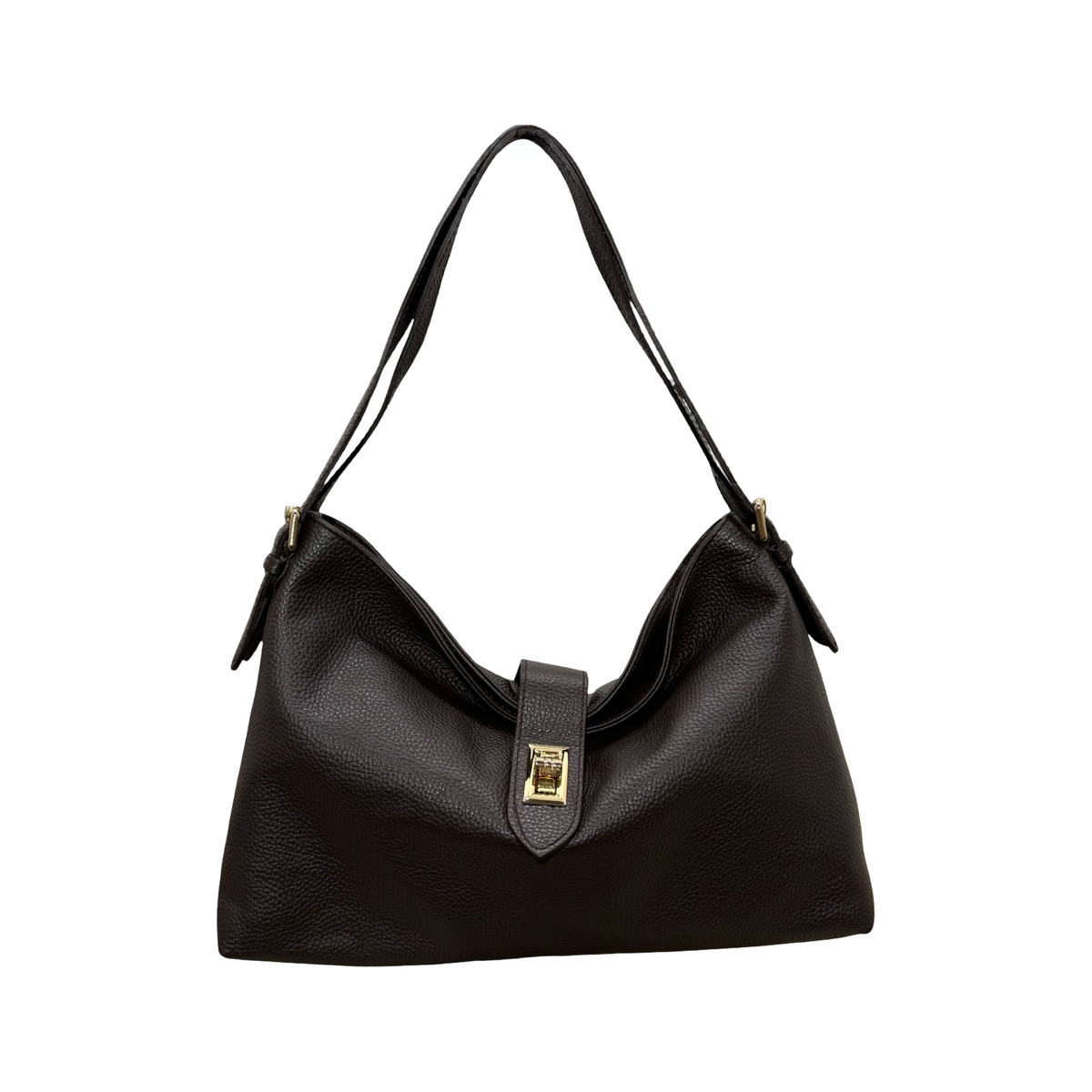 Sac à Épaule en Cuir Grainé Alix