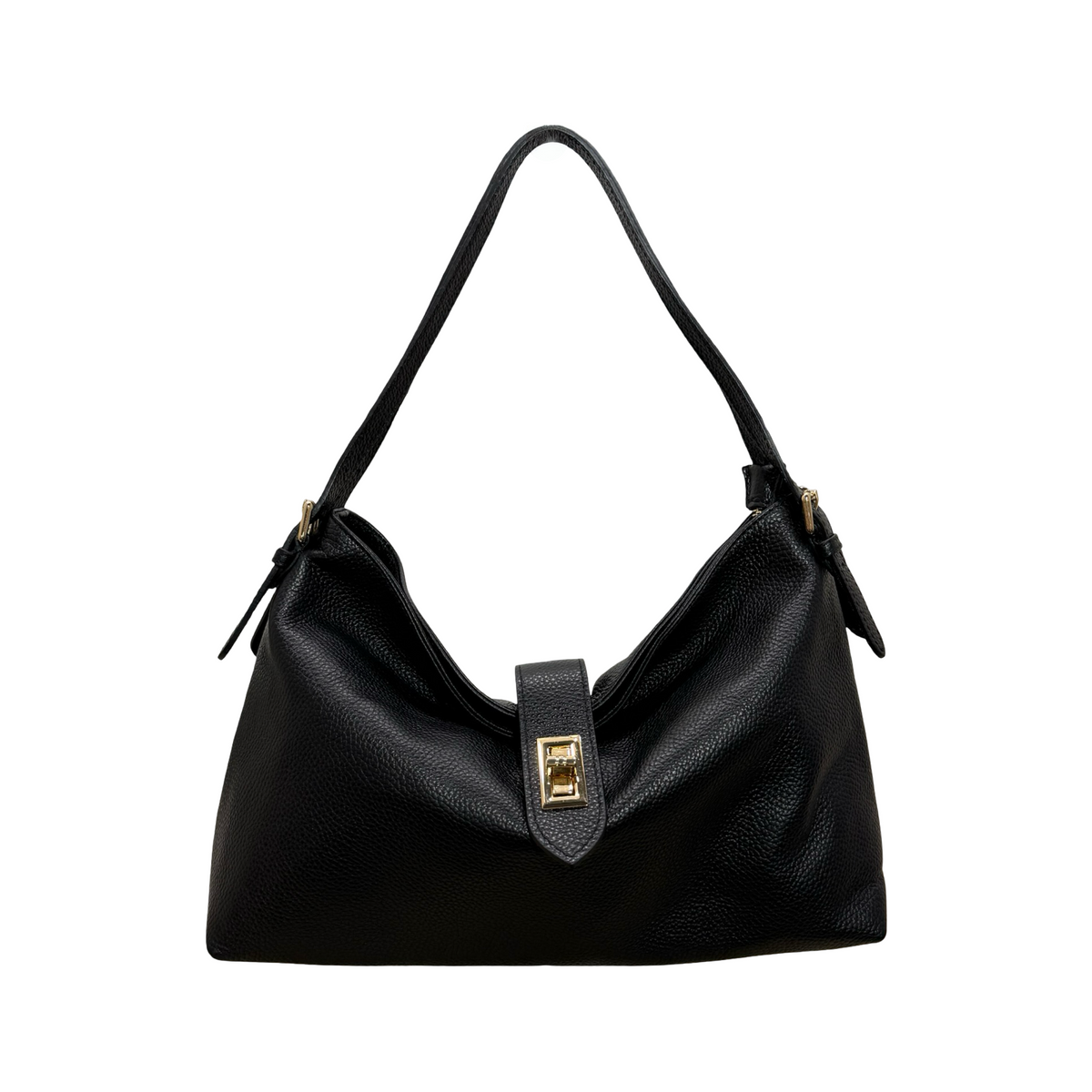 Sac à Épaule en Cuir Grainé Alix