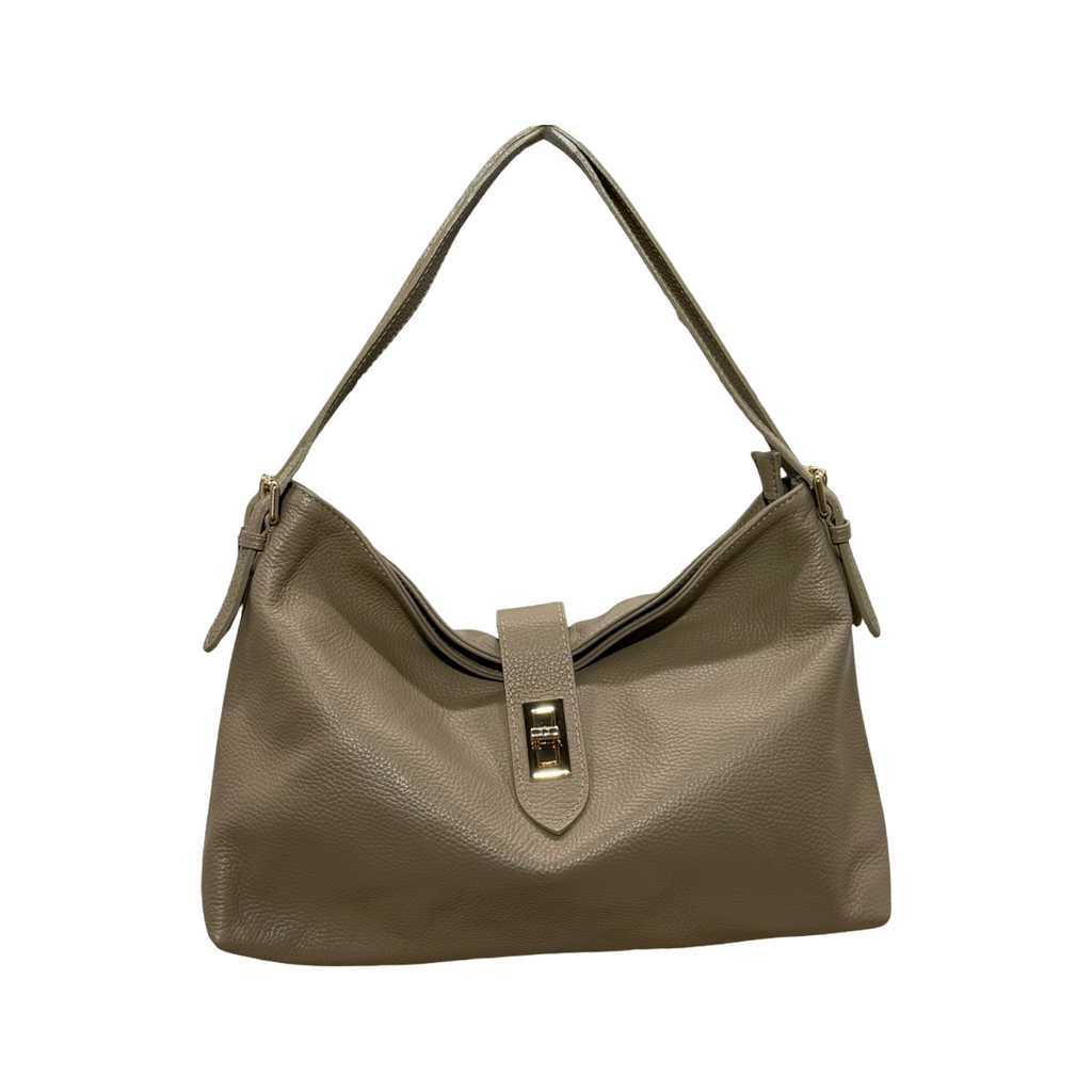 Sac à Épaule en Cuir Grainé Alix