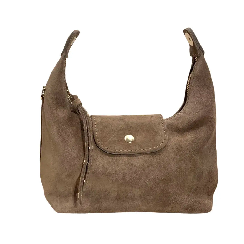 Sac à Bandoulière en Cuir Suède Lalala